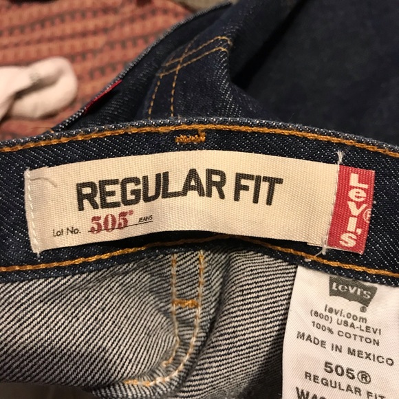 Levi’s 505 regular fit big & tall jeans size 40x30 Preowned - Picture 3 of 3